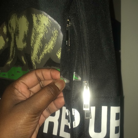 Black California Republic Brown Bear Backpack Bag - Picture 8 of 10